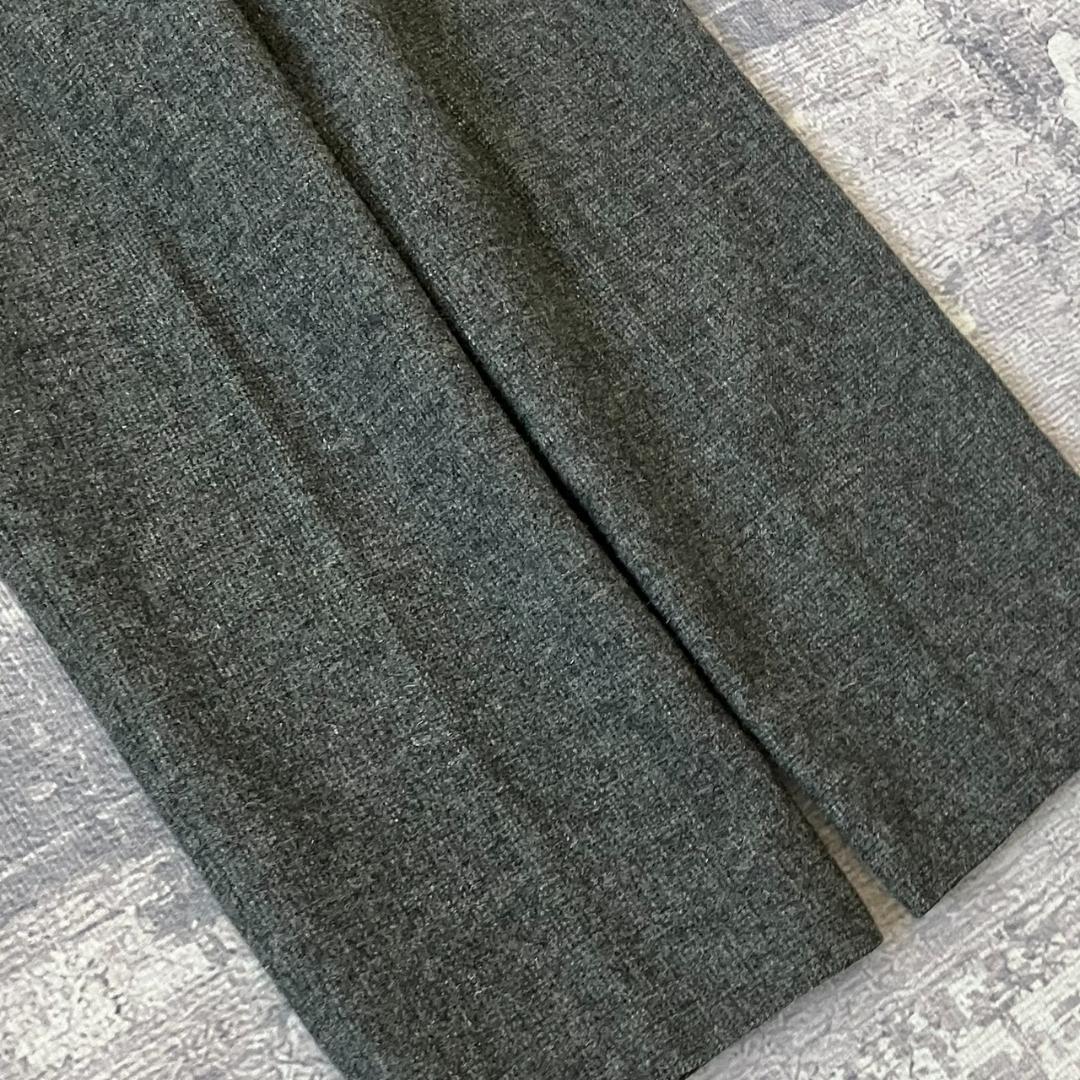 【デカオム】コムデギャルソンオム スラックス ツイード ワイド グレー 80S