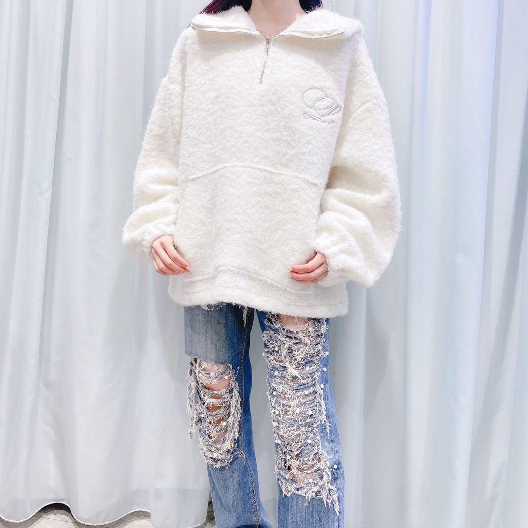 lilLilly セーラーボア ミニワンピ