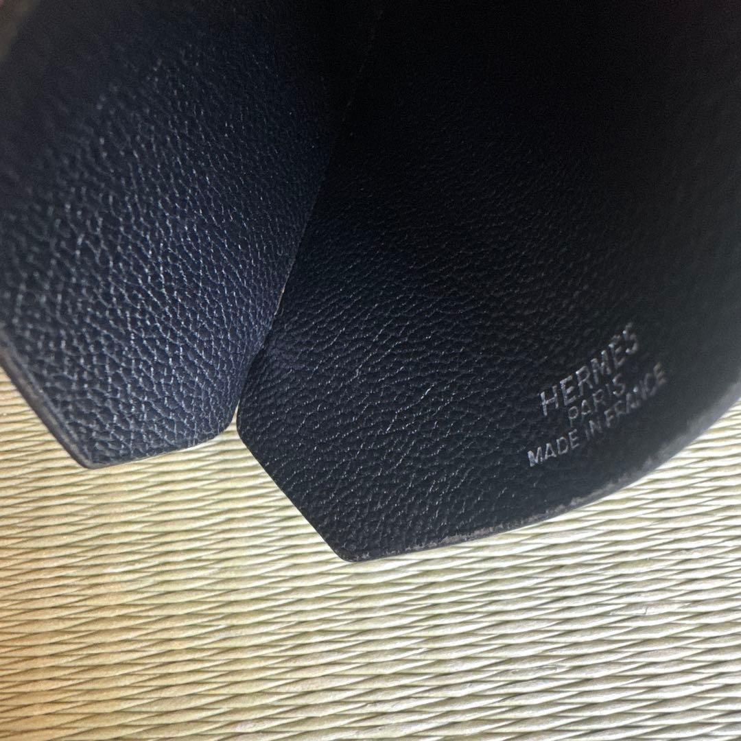 エルメス クロシェット 黒 ダメージあり フランス製