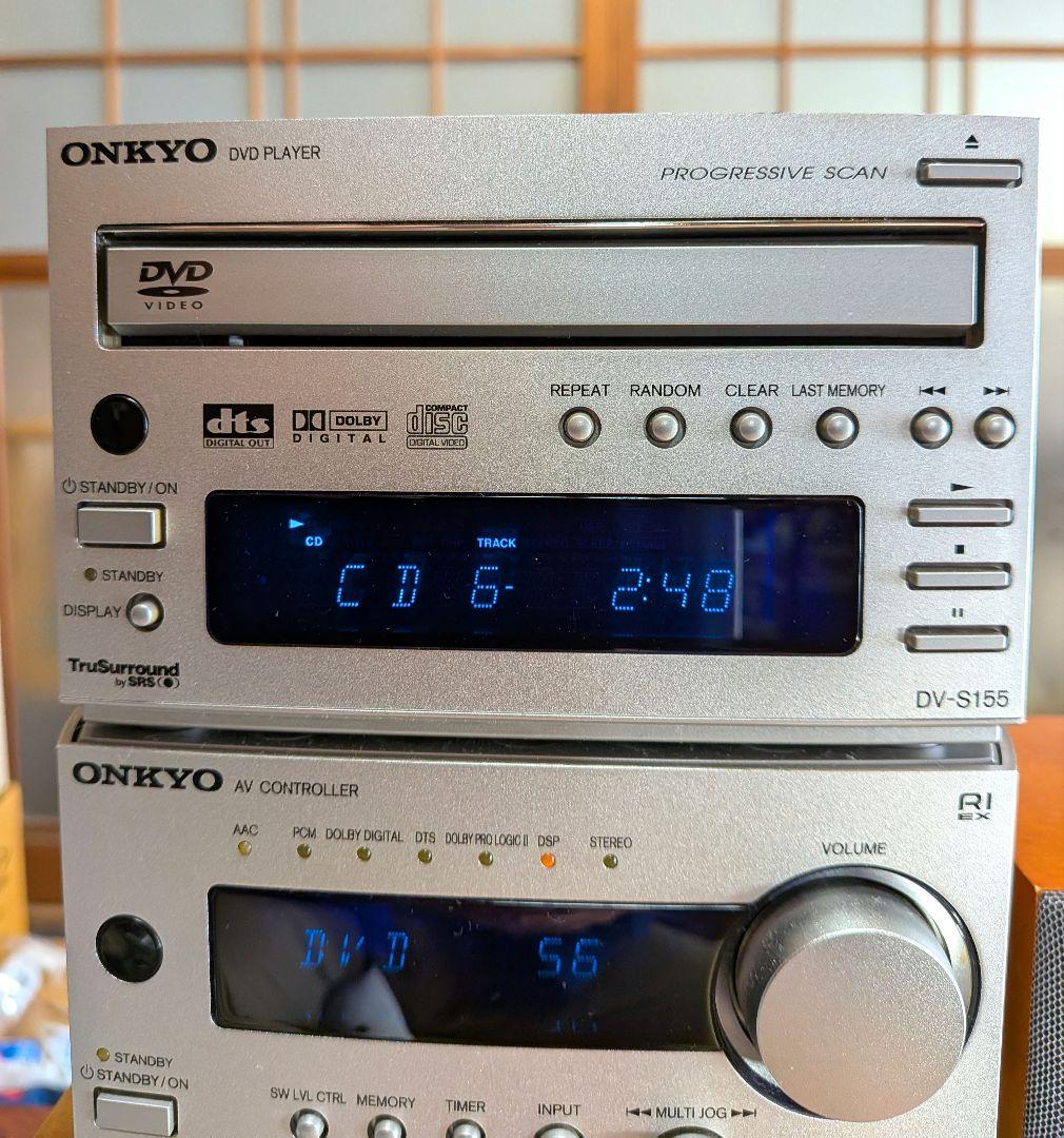 ONKYO 5.1CHホームシアターシステム　AVコントローラ、DVDプレーヤー