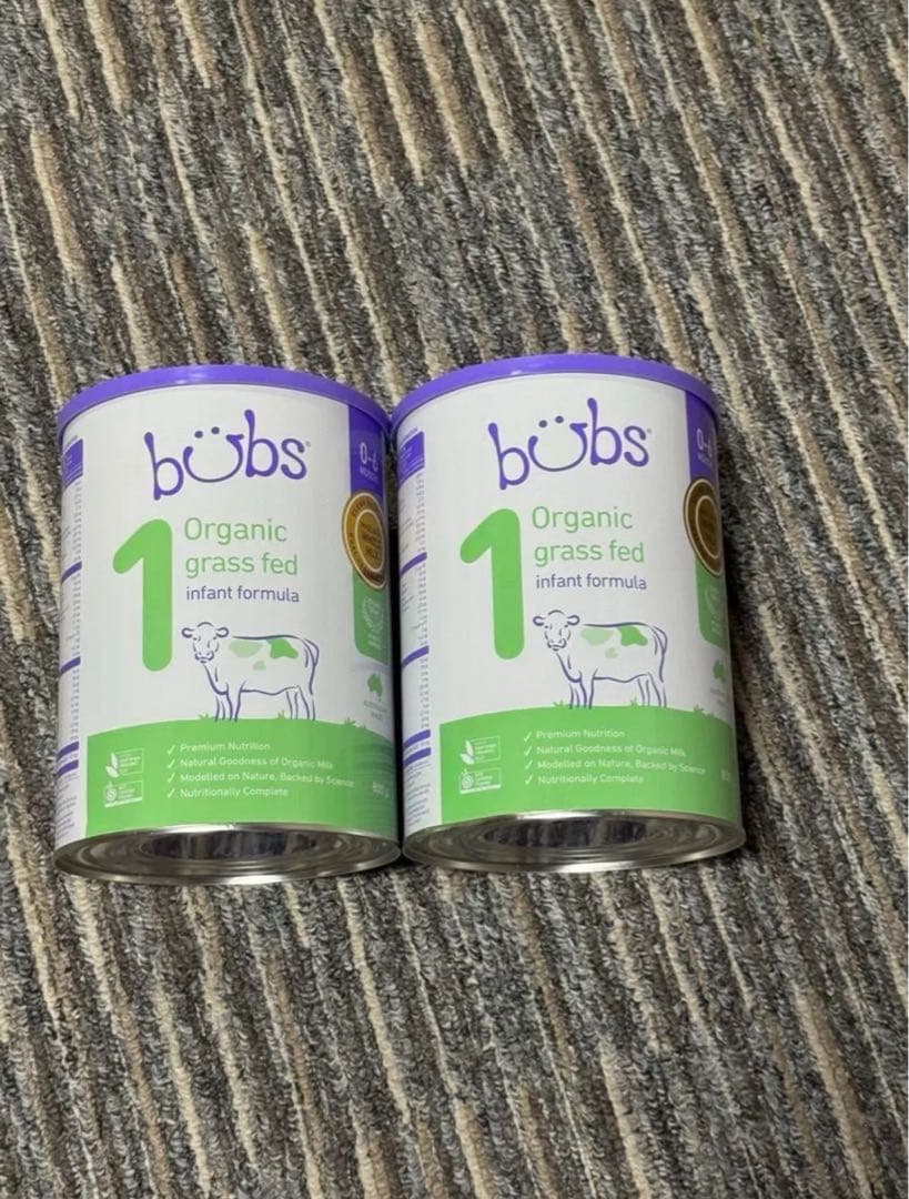 bubs Organic 1 (0~6 Months ) 800g 2缶セット