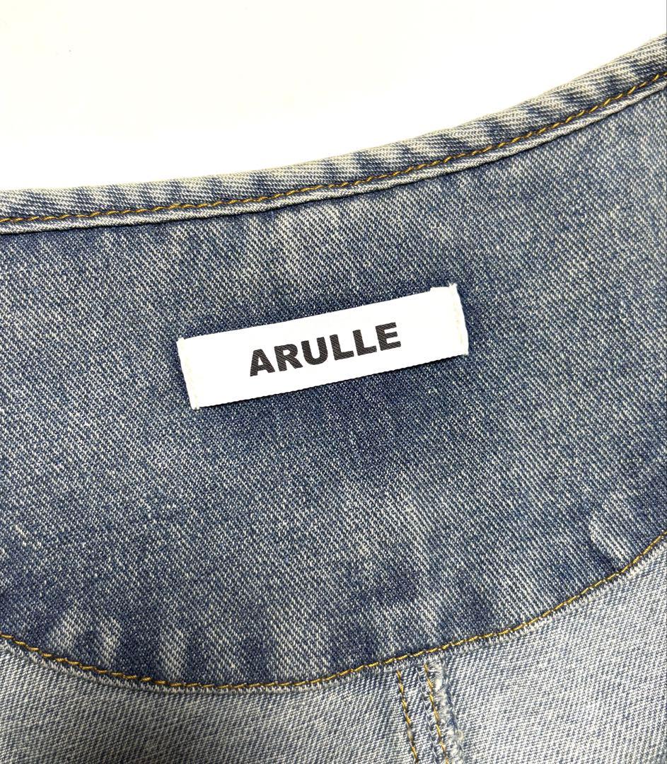 ◼️ARULLE v-collar denim jacket デニムジャケット
