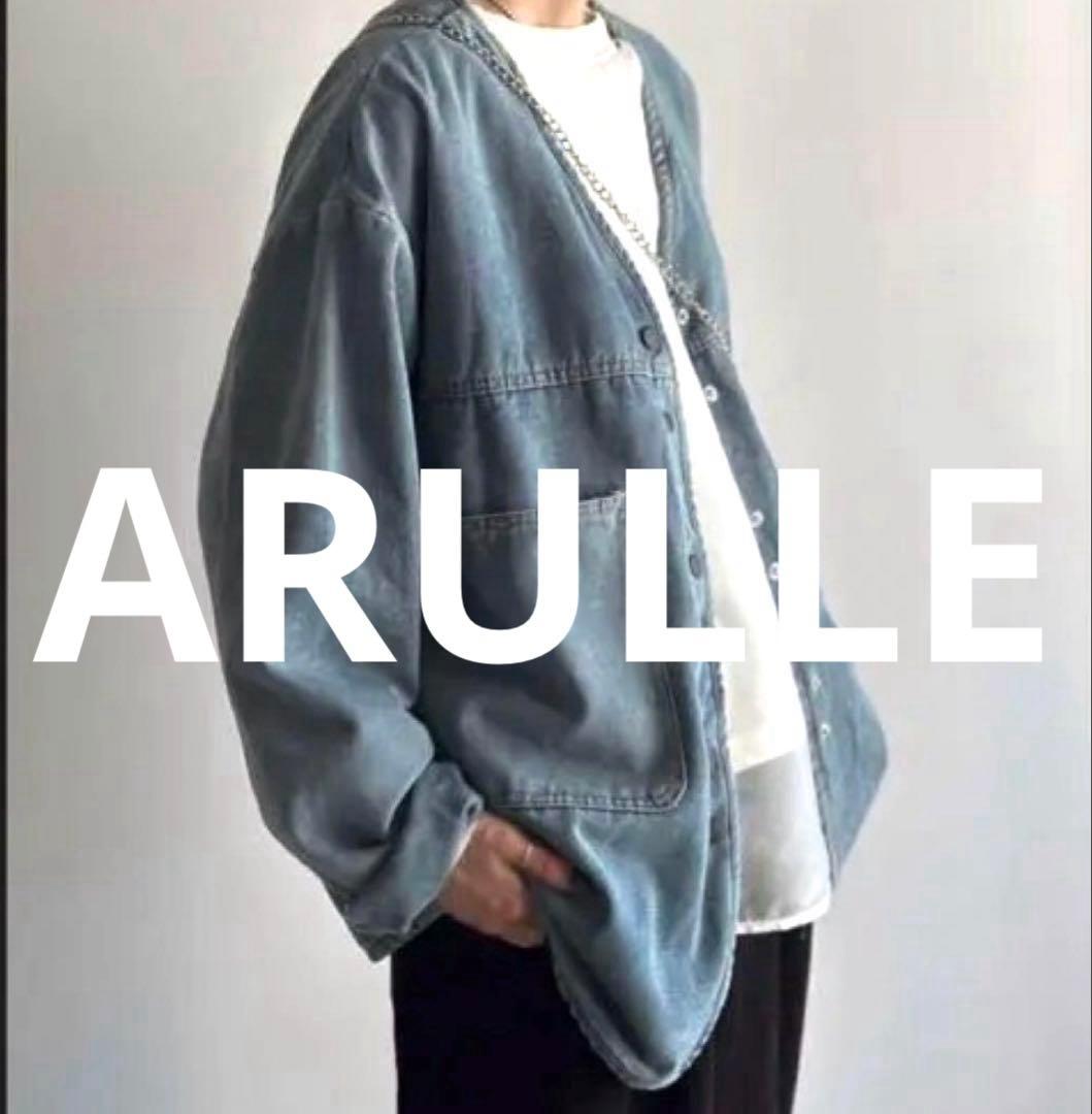 ◼️ARULLE v-collar denim jacket デニムジャケット