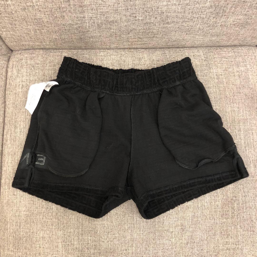 ジバンシー ショートパンツ ロゴ パイル 黒 ブランド パジャマ レディース