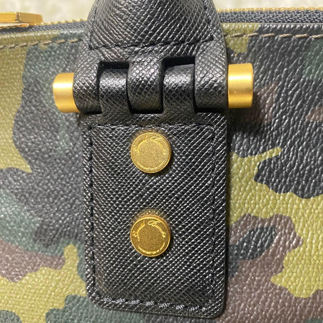 美品✨ GENTIL BANDITボストンバック　迷彩　イニシャルペイント