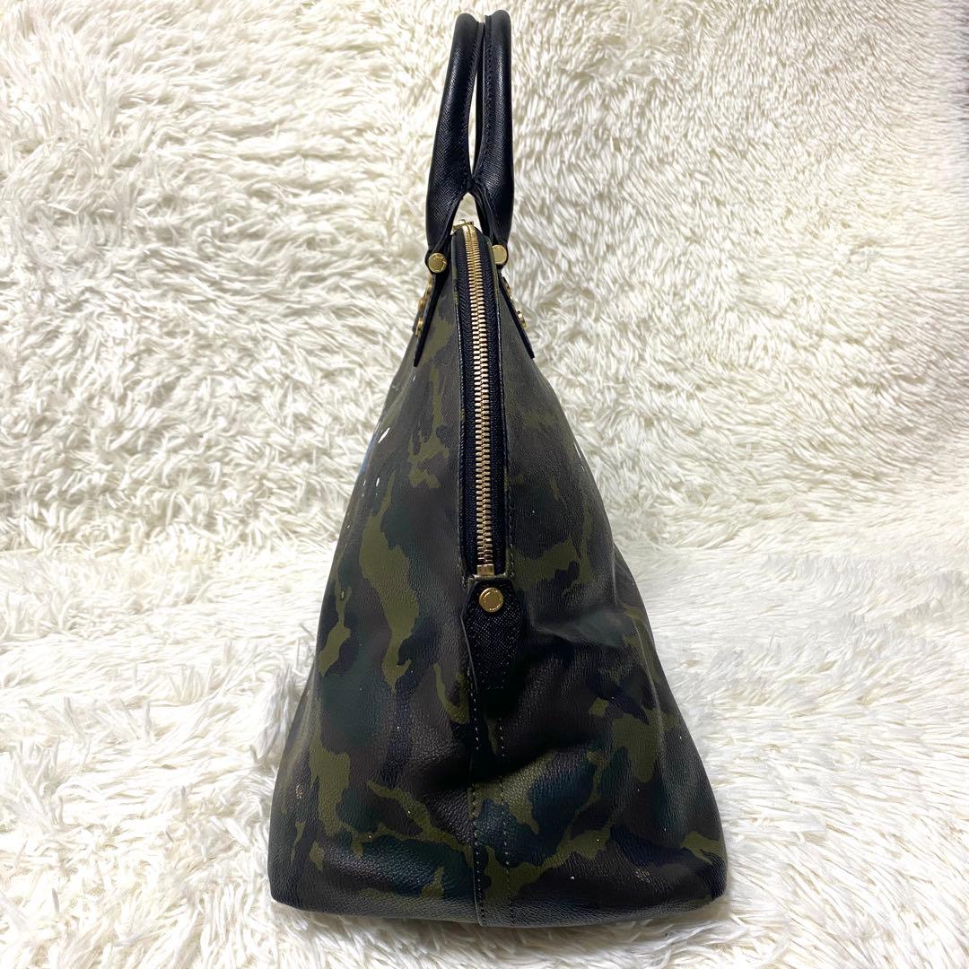 美品✨ GENTIL BANDITボストンバック　迷彩　イニシャルペイント