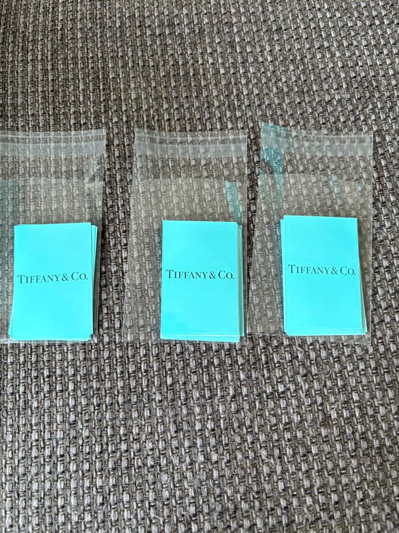 現行品美品Tiffanyティファニーケアカード30枚セット