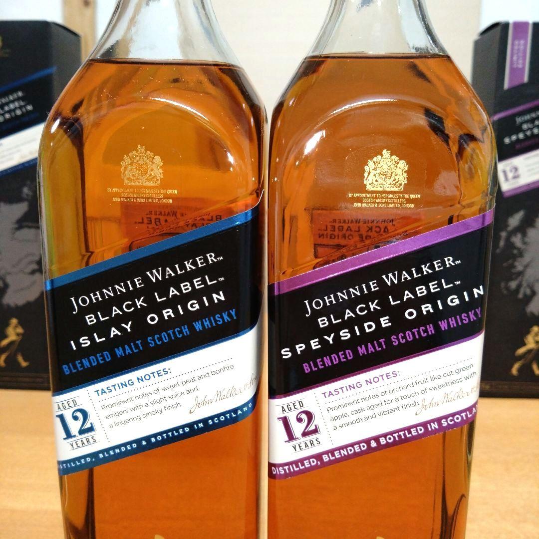 ◆ジョニーウォーカーブラックラベル12年◆アイラオリジン◆スペイサイドオリジン