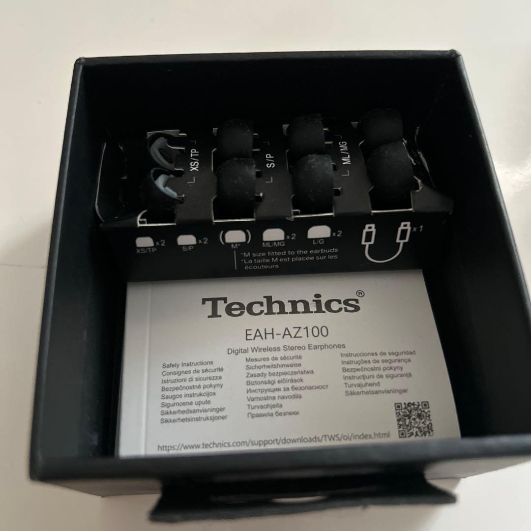 Technics EAH-AZ100 ブラック　ノイズキャンセリング イヤホン