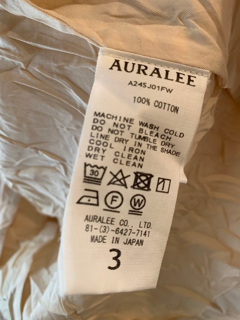 コ*ロ様 WRINKLED WASHED FINX TWILL JACKET