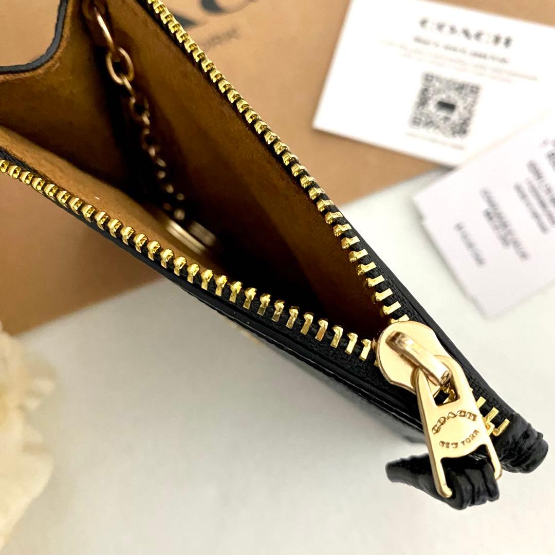 新品　正規品☆COACH(コーチ)ケース　ブラック レザー ケース