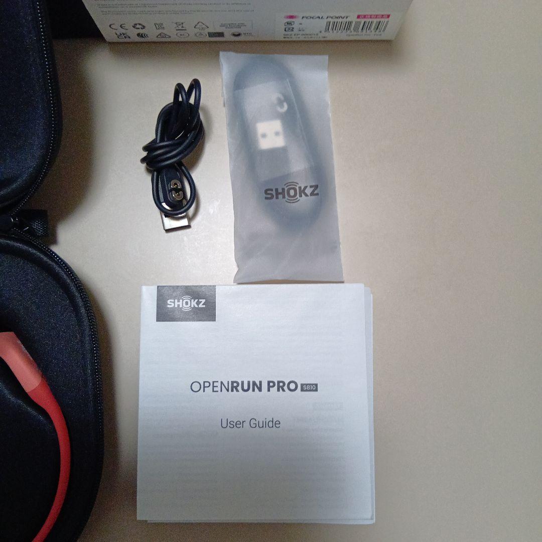 SHOKZ OPENRUN PRO 骨伝導イヤホン ピンク