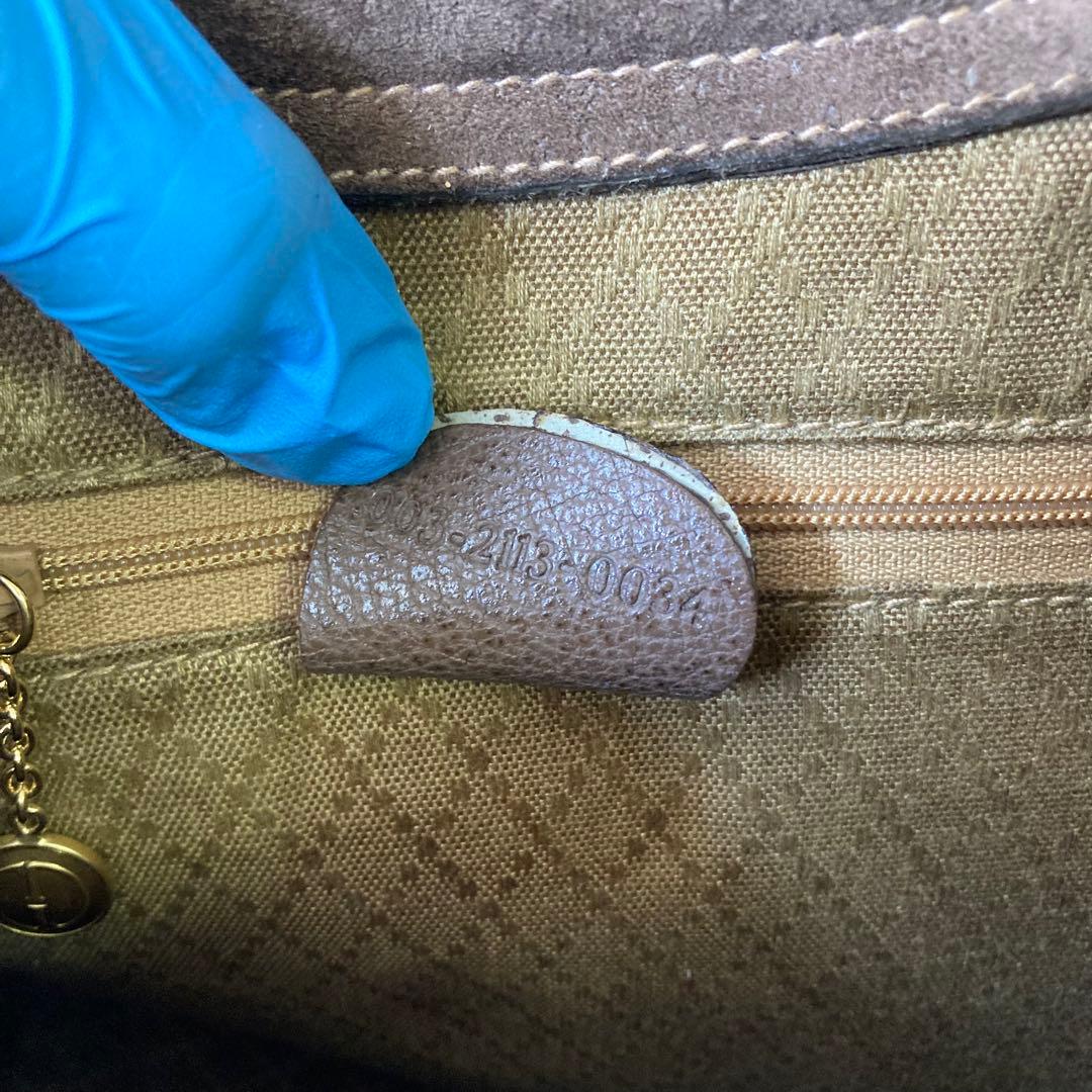 [希少] GUCCI オールドグッチ ボディバッグ ホースビット ブラウン