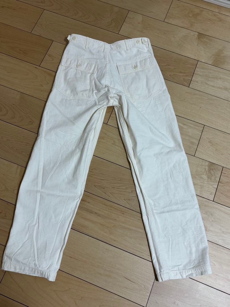 ちゃびさん専用。orSlow ホワイトワークパンツ M