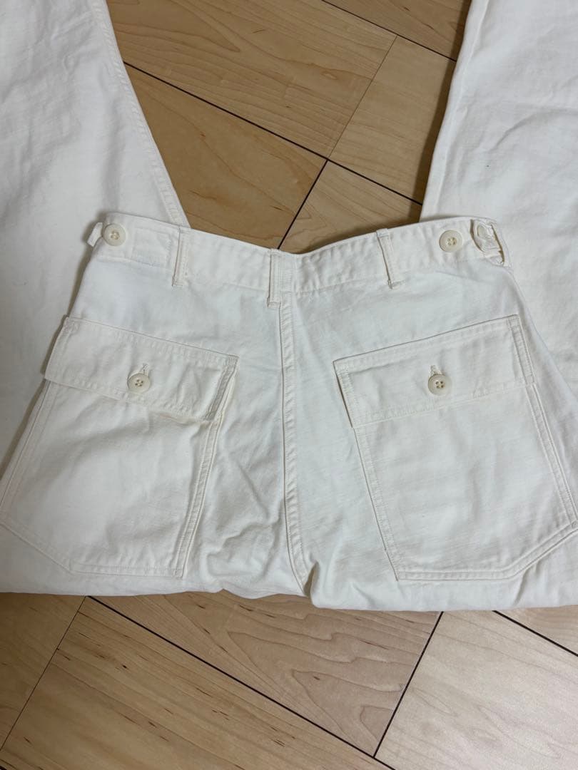 ちゃびさん専用。orSlow ホワイトワークパンツ M