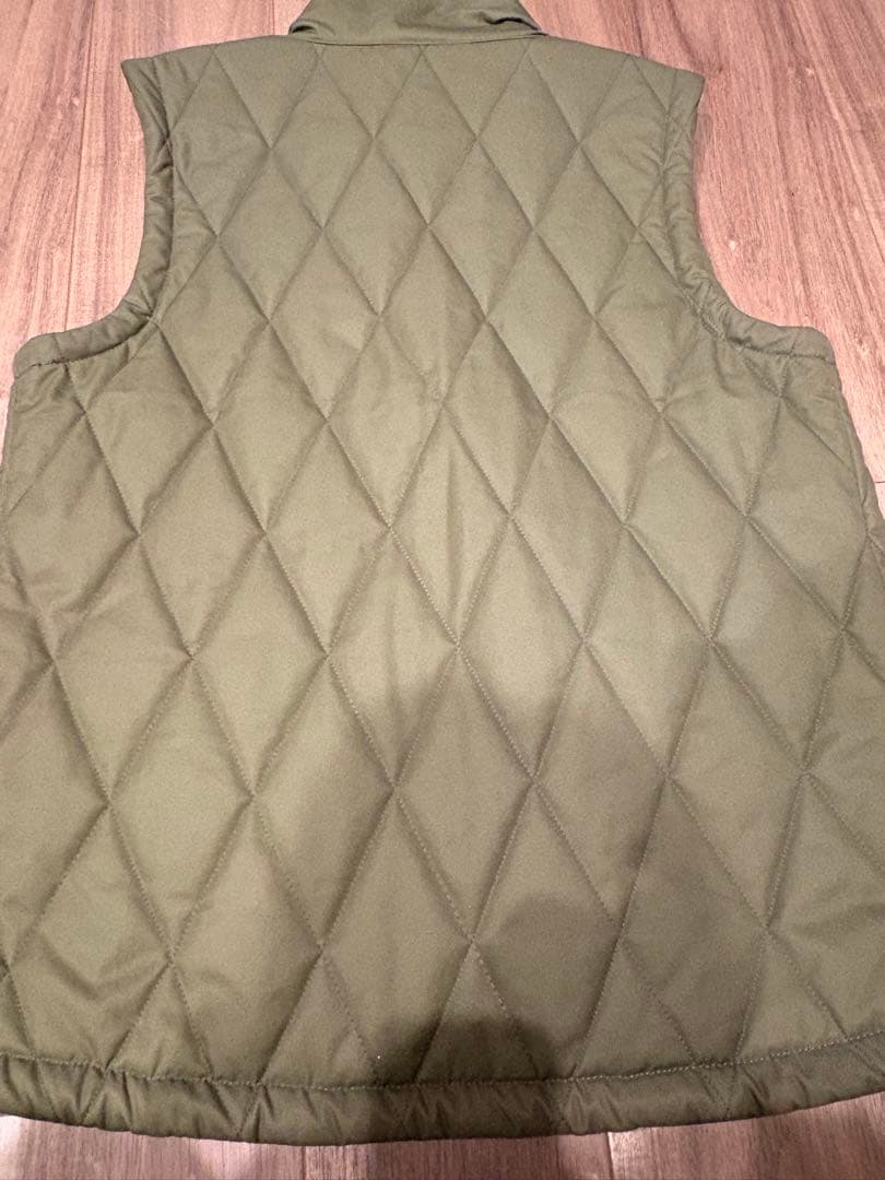 WESTRIDE ダウンベスト キルティング オリーブグリーン M(36-38)