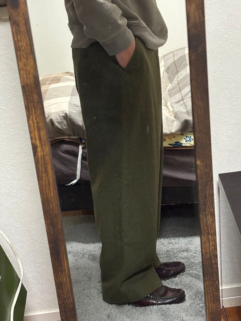 50s ウールワイドスラックス　m51 アメリカ軍　usa製　最初期　極太