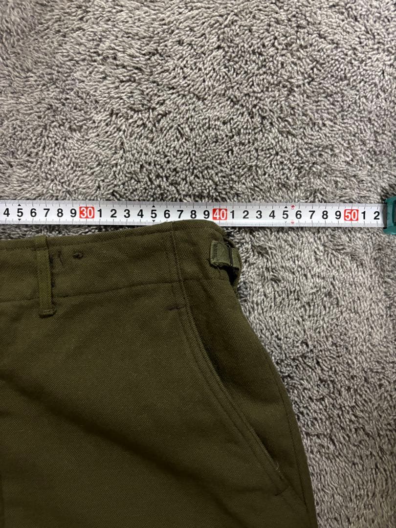 50s ウールワイドスラックス　m51 アメリカ軍　usa製　最初期　極太