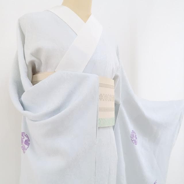 新品 ほていや謹製 雪輪 着物“洒落ごころ”正絹 仕付け糸付 絵羽襦袢 4775