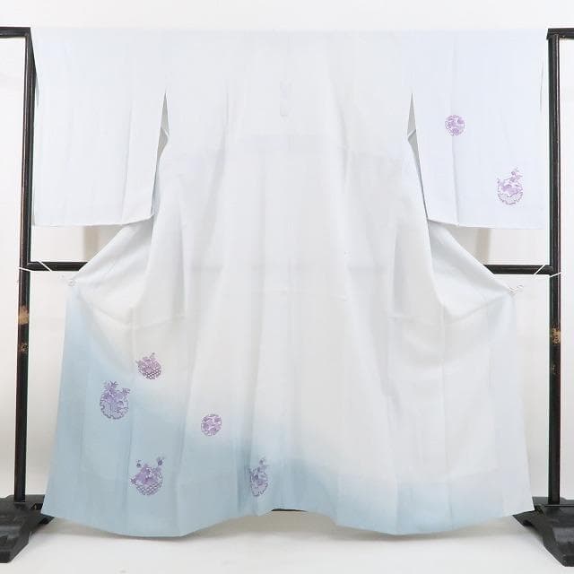 新品 ほていや謹製 雪輪 着物“洒落ごころ”正絹 仕付け糸付 絵羽襦袢 4775