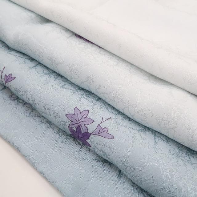 新品 ほていや謹製 雪輪 着物“洒落ごころ”正絹 仕付け糸付 絵羽襦袢 4775