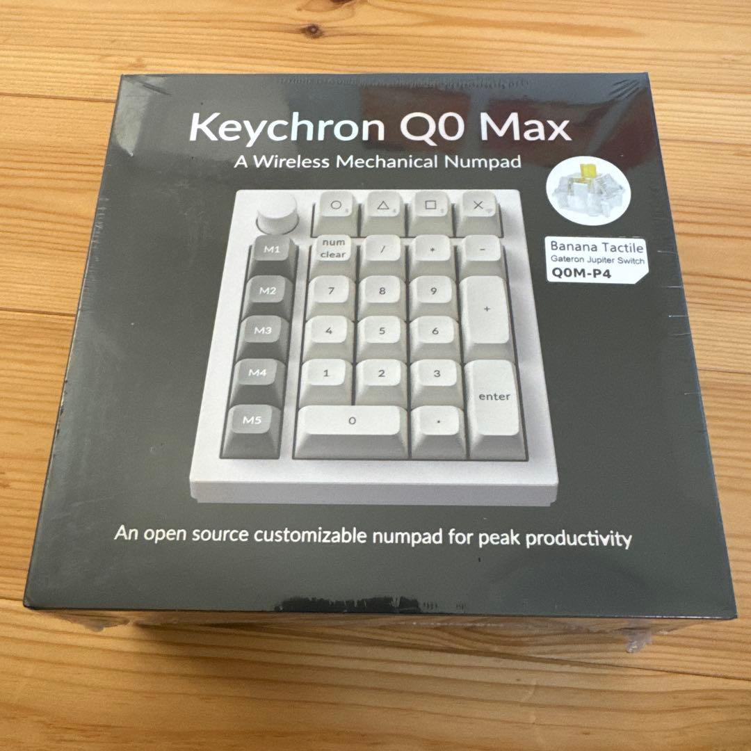 新品未開封 Keychron Q0 Max ワイヤレステンキー バナナ軸