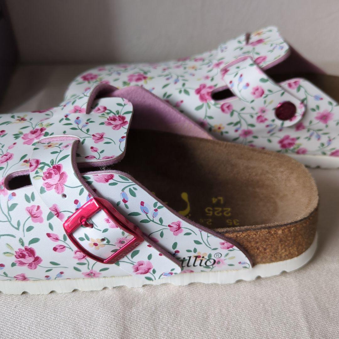 ビルケンシュトック/22.5cm/35/ボストン/パビリオ花柄/新品未使用