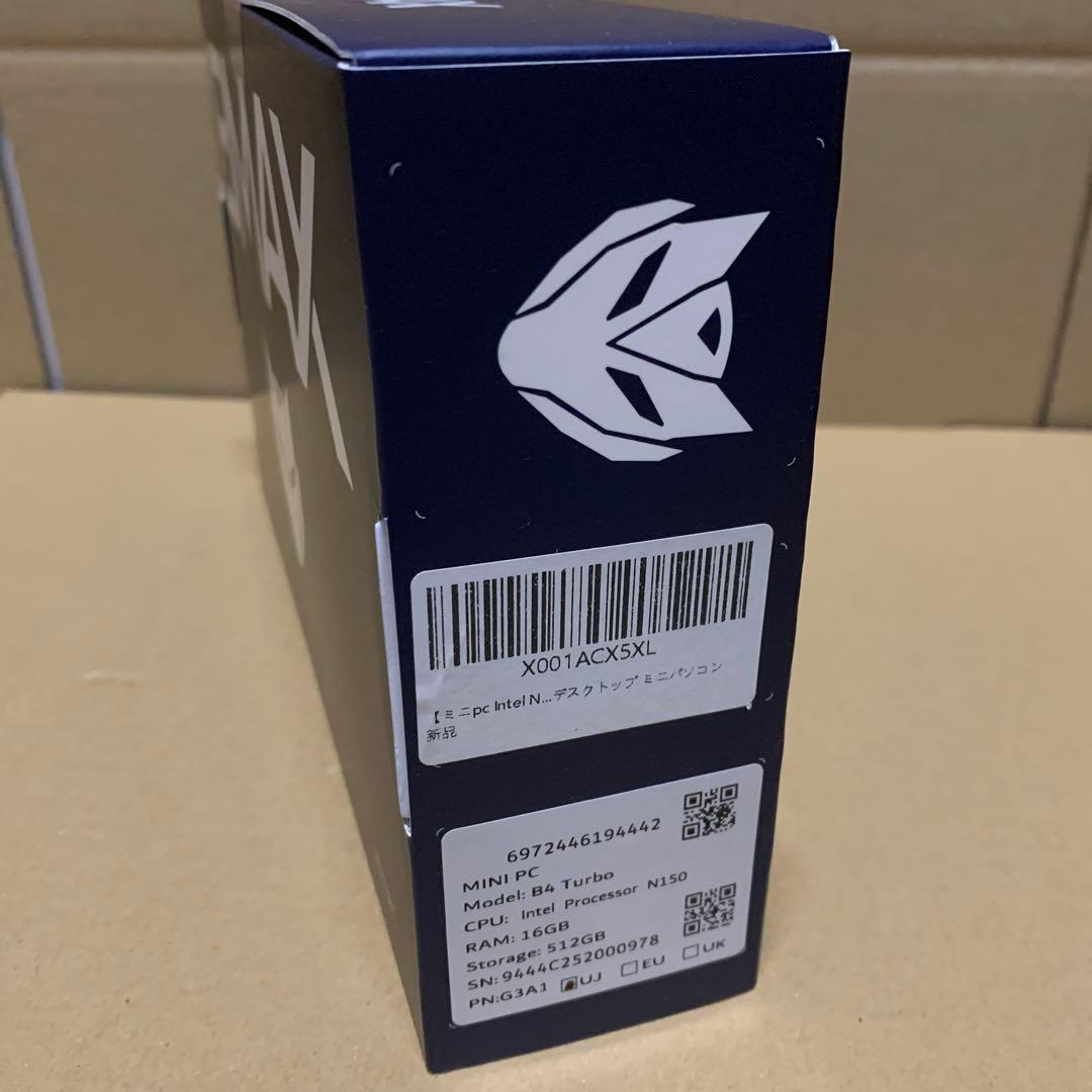 新品未開封BMAX ミニpc IntelN95 B4 Turbo16＋512GB