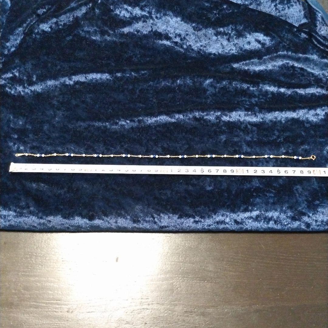 K18　ラピスラズリ　白珊瑚　パールネックレス