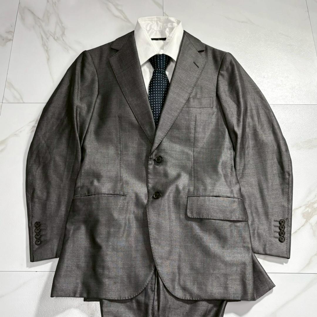 【美品】トゥモローランド セットアップ スーツ ロロピアーナ イタリア 光沢感
