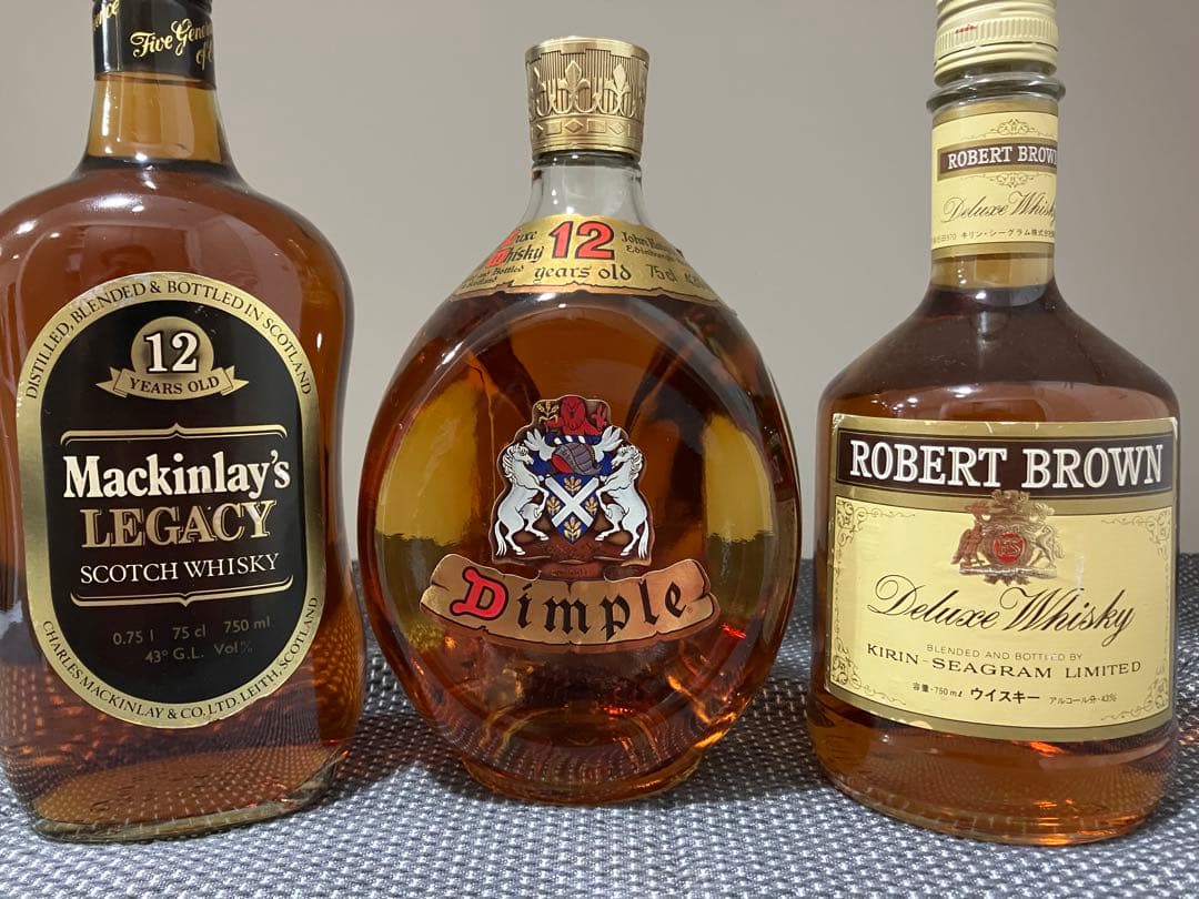 【古酒】　Dimple 12年（特級）など３点セット