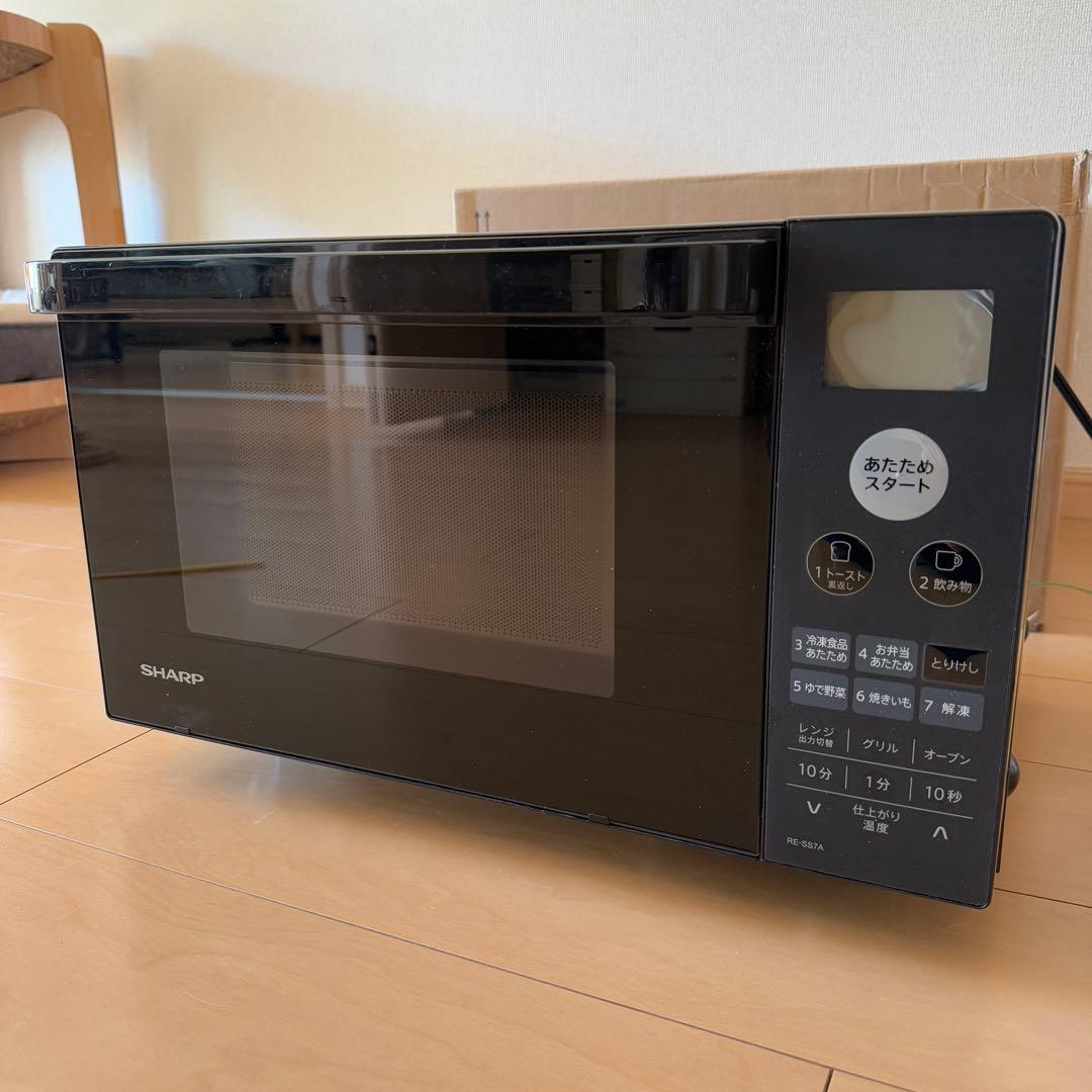 SHARP オーブンレンジ RE-SS7A ブラック（18L)