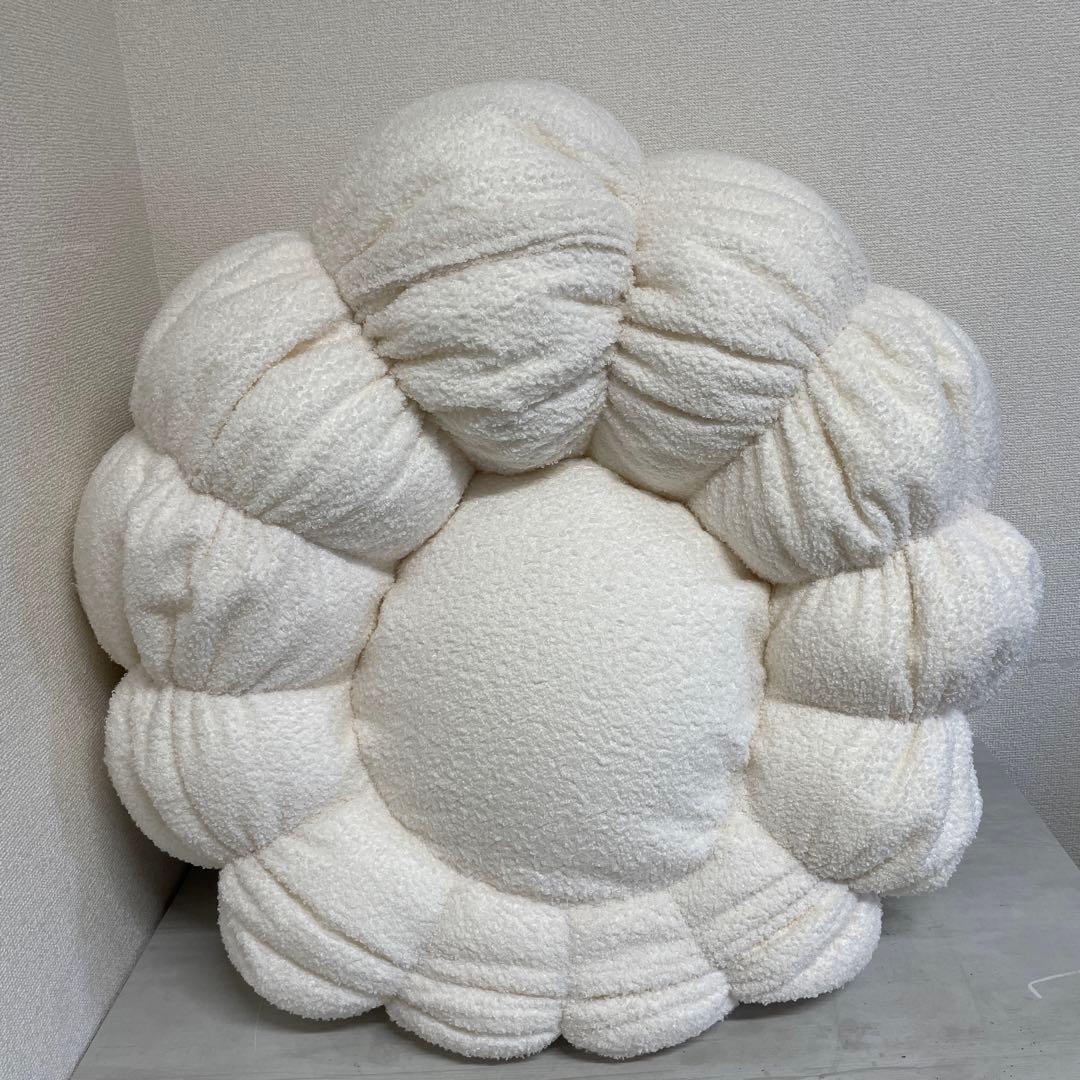 ごまちゃん(プロフ必見) ビーズソファ アネモネ ホワイト 白