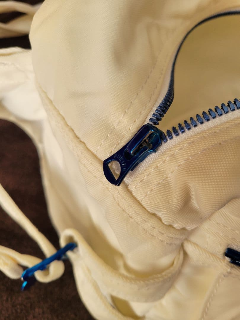 レア‼️白ナイロン★PORTER 近江チヂミ ウエストバッグ