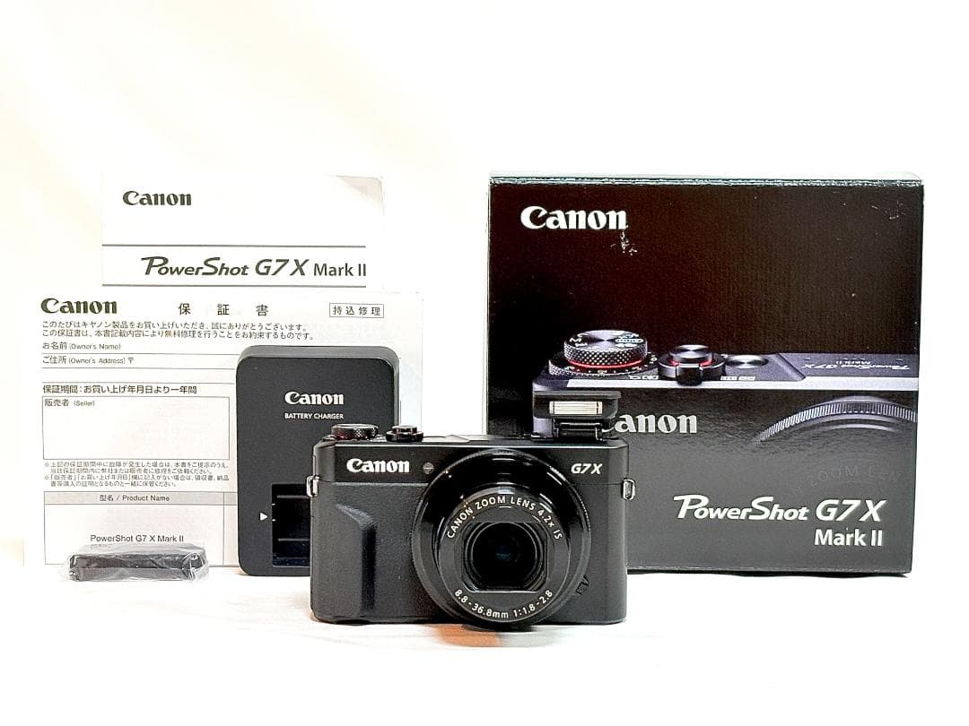 【ほぼ新品 返品保証】 Canon PowerShot G7 X Mark II