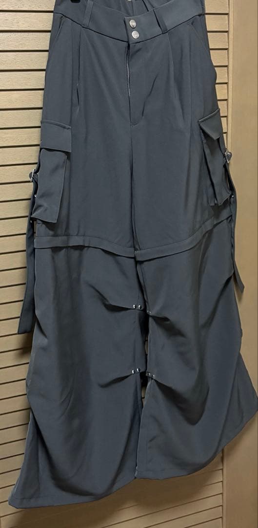 完売品　HARE 2way メタルカーゴ　カーゴパンツ グレー