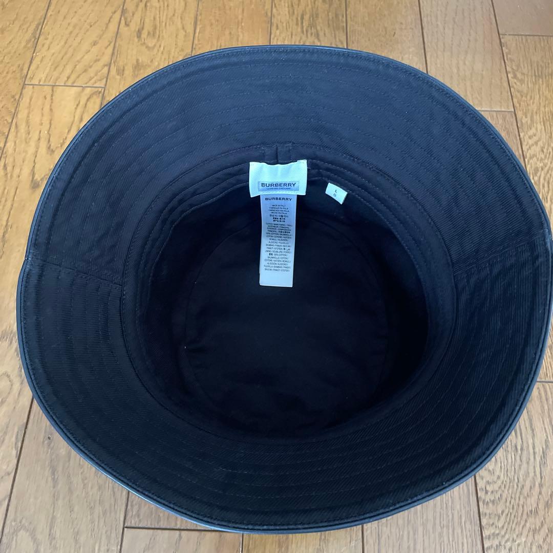 Burberry ロゴ刺繍バケットハット