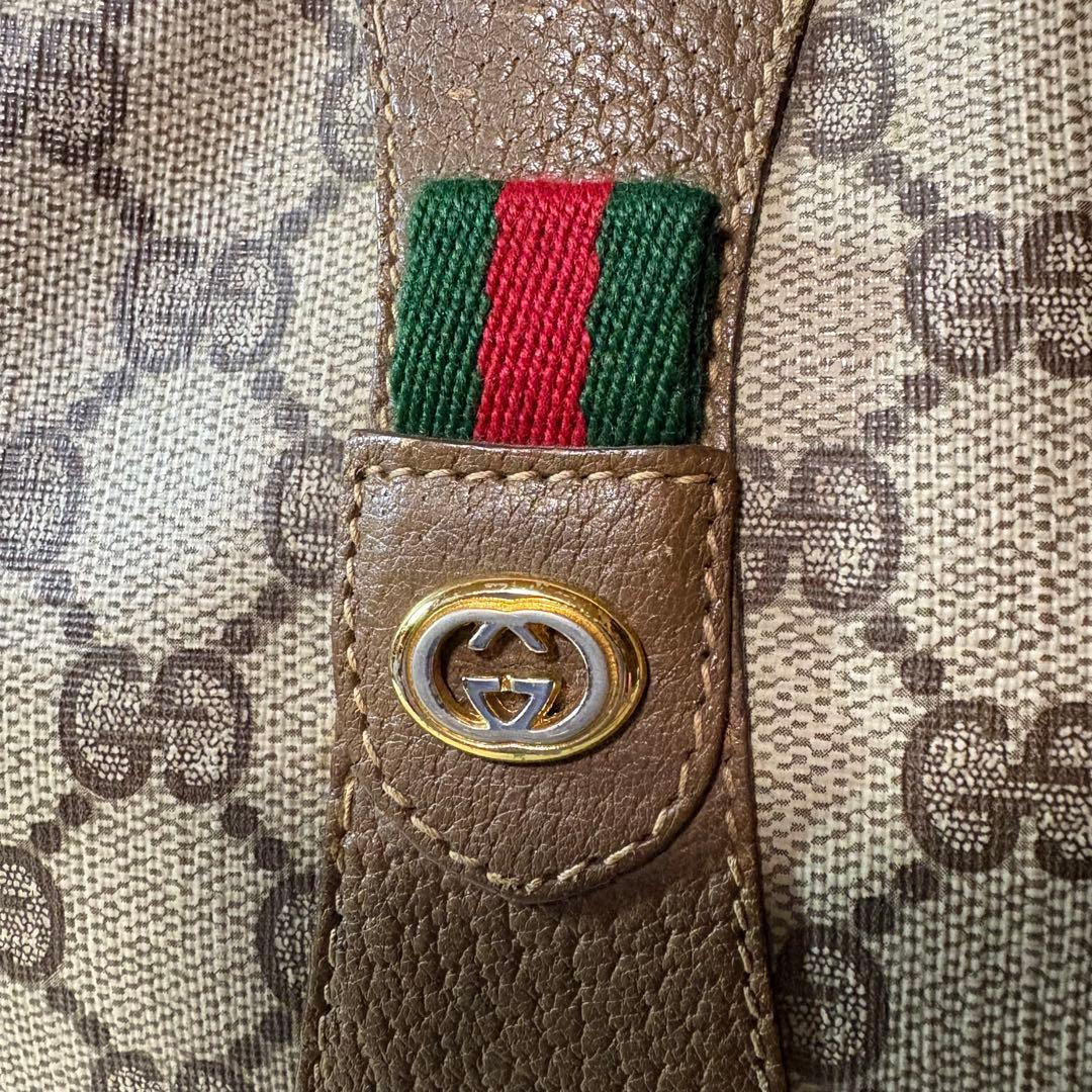 【美品】グッチGUCCI GG柄　セカンドバッグ　シェリーライン