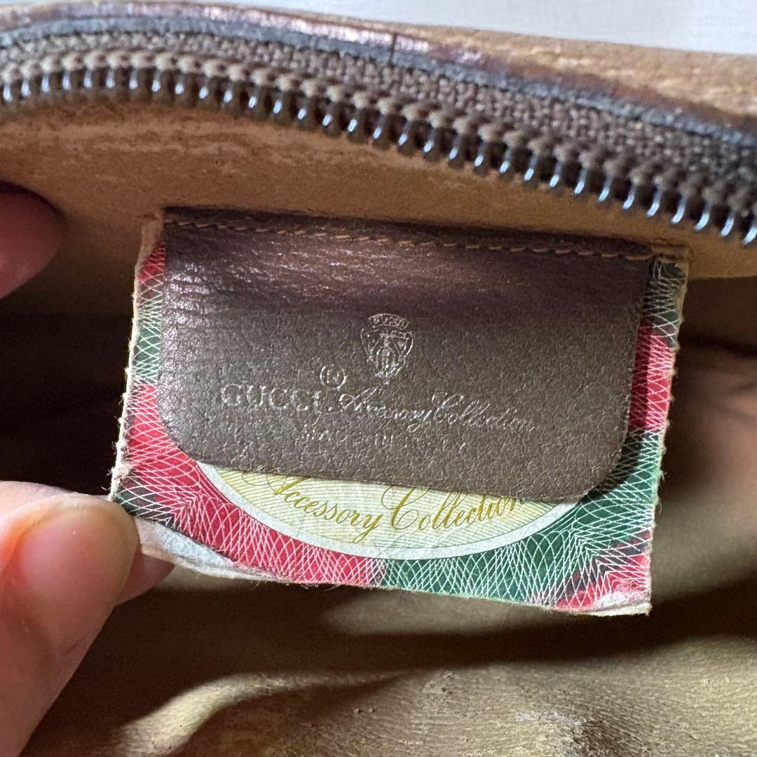 【美品】グッチGUCCI GG柄　セカンドバッグ　シェリーライン