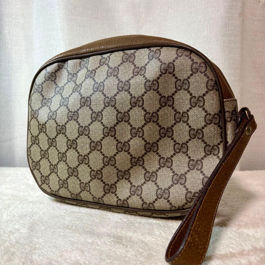 【美品】グッチGUCCI GG柄　セカンドバッグ　シェリーライン