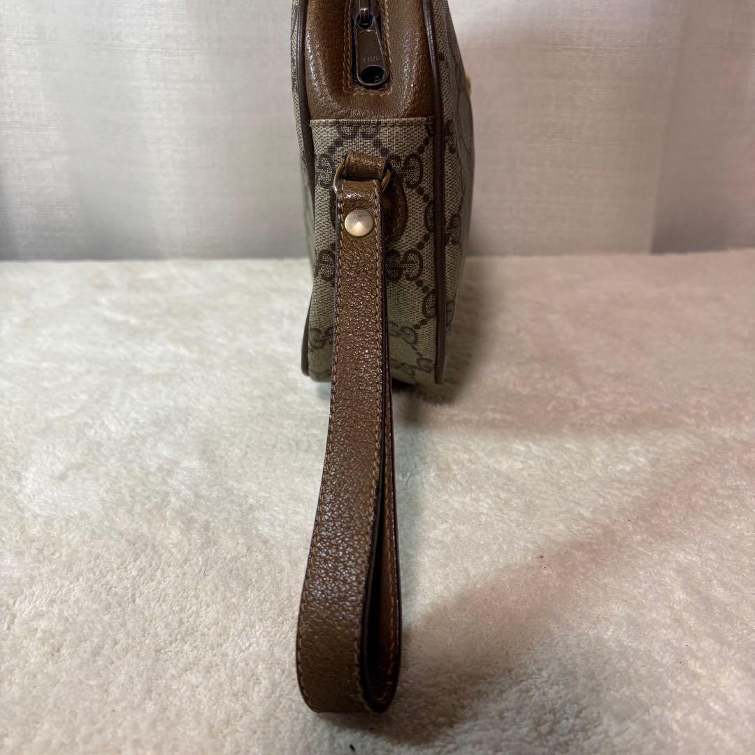 【美品】グッチGUCCI GG柄　セカンドバッグ　シェリーライン