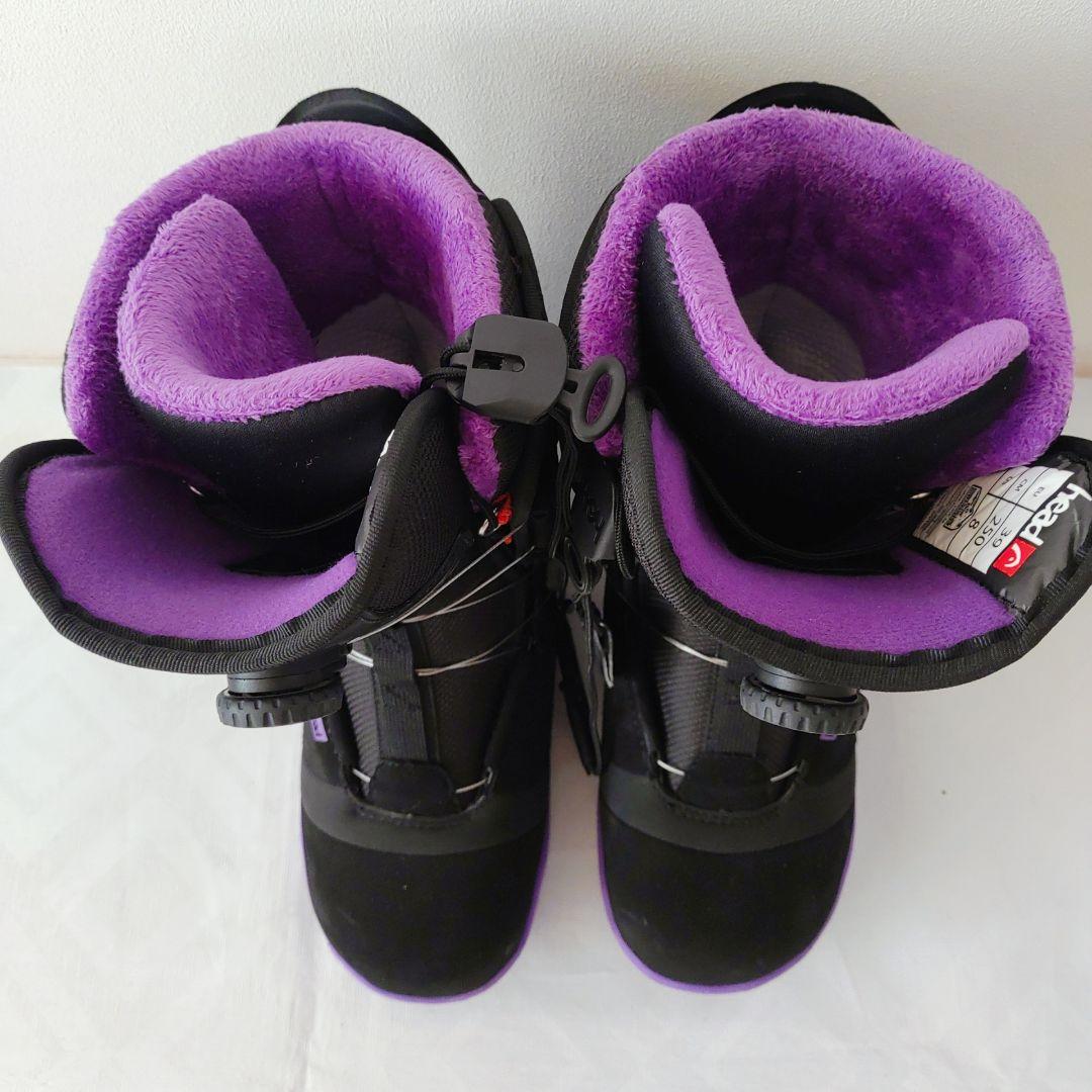 【美品】　HEAD two BOA 25㎝　スノーボードブーツ　レディース