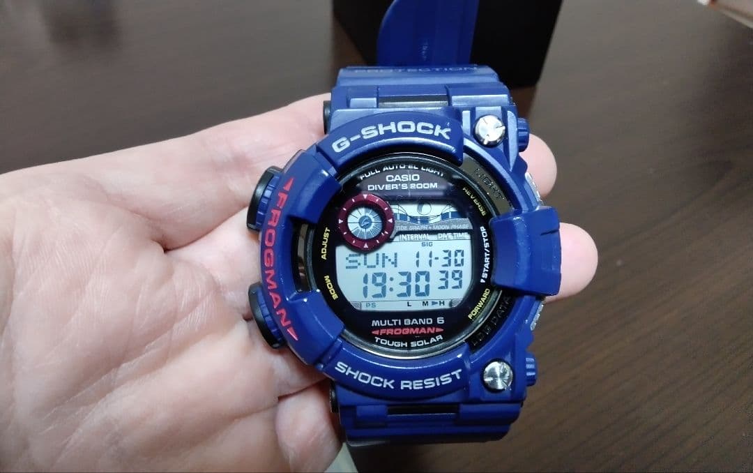 フロッグマン　メンインネイビー　限定　gwf-1000nv　frogman