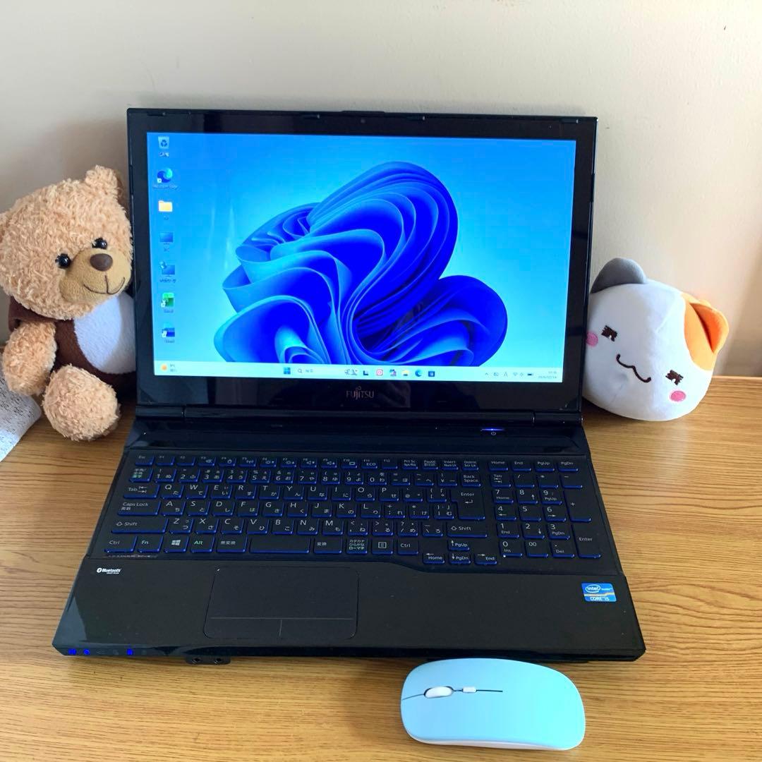 富士通タッチパネルi5/16/SSD新品256GB office2024