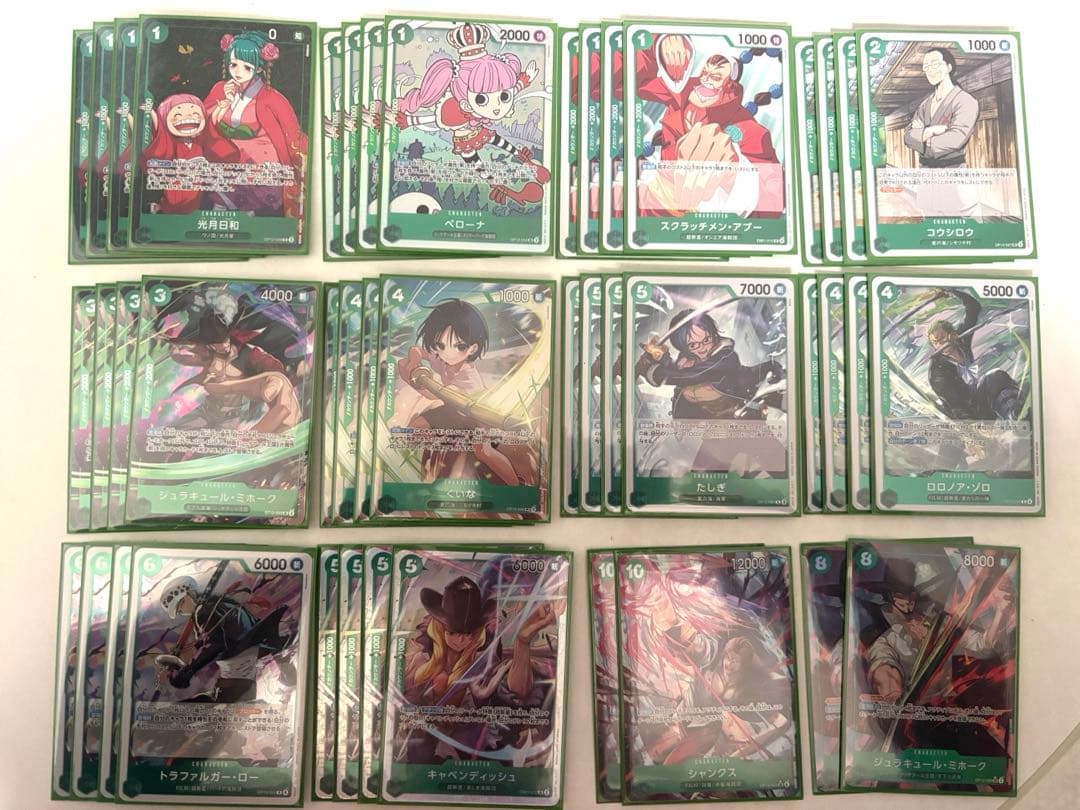 緑ゾロデッキ（一部パラレル）＋デッキパーツ