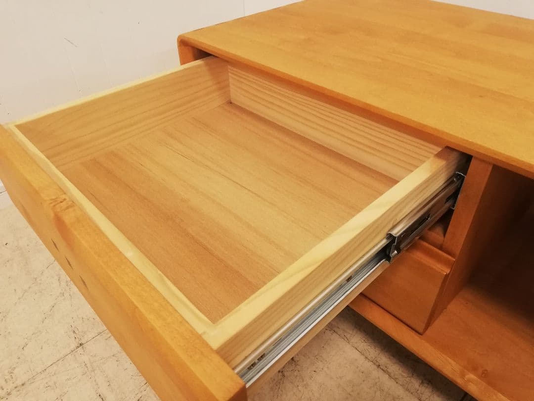 モデルルーム展示品 朝日木材加工 ACTUS BOSCO チェリー無垢 テレビ台