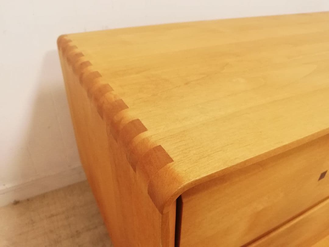 モデルルーム展示品 朝日木材加工 ACTUS BOSCO チェリー無垢 テレビ台