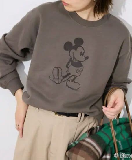 +81BRANCA/ハチイチブランカ SLOBE別注 ミッキースウェット