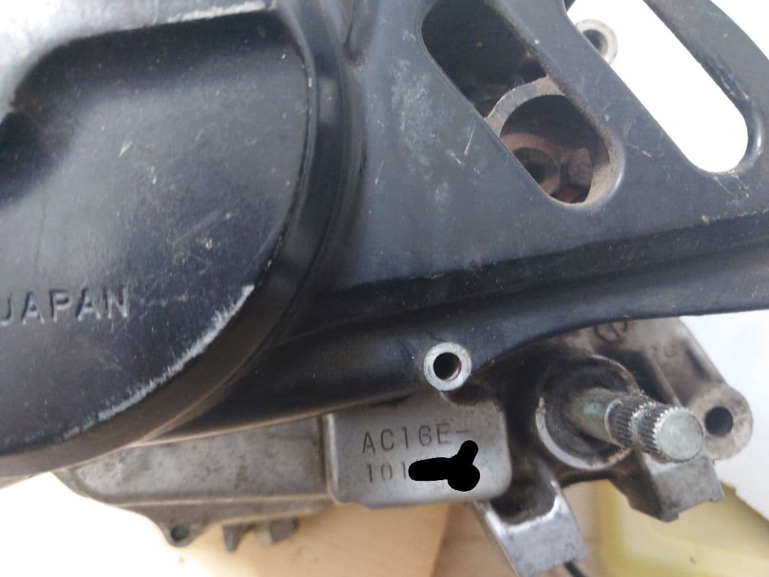 ホンダ エイプ50 実動エンジン pcタイプビッグキャブレター付き