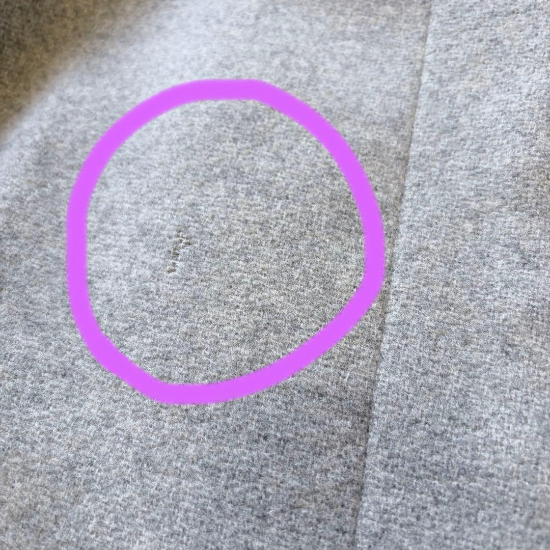 組曲　スタンドカラー ウール ミドルコート　大きいサイズ　4L 5L